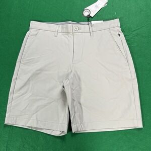 Kenneth Cole Golf Shorts Lightweight Water Resistant Grey Mens Size 34 Khaki